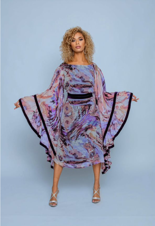 Eleganté Midi Dress - Image 3