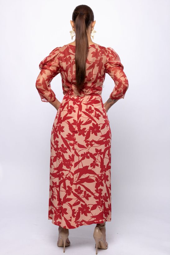 Olivia Silk Midi Dress - Image 2