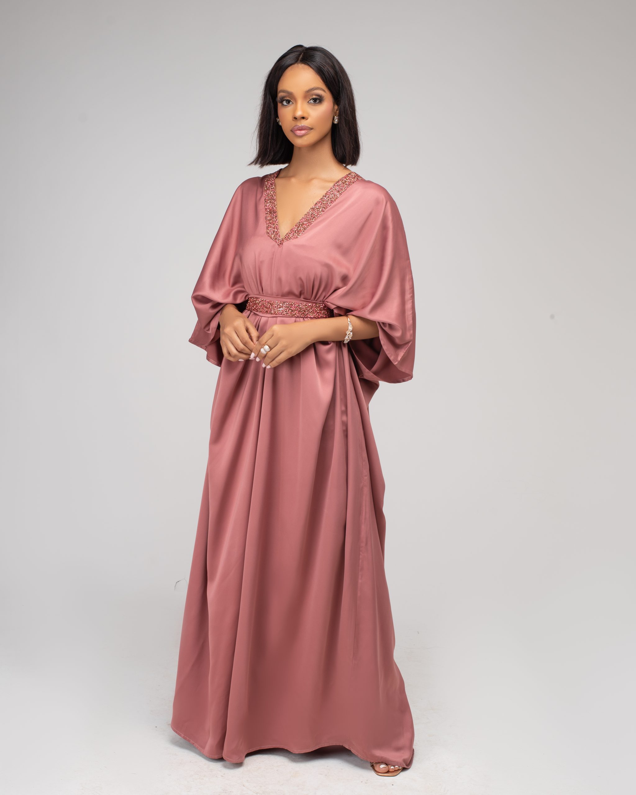 Pearl Silk Kaftan - Image 2