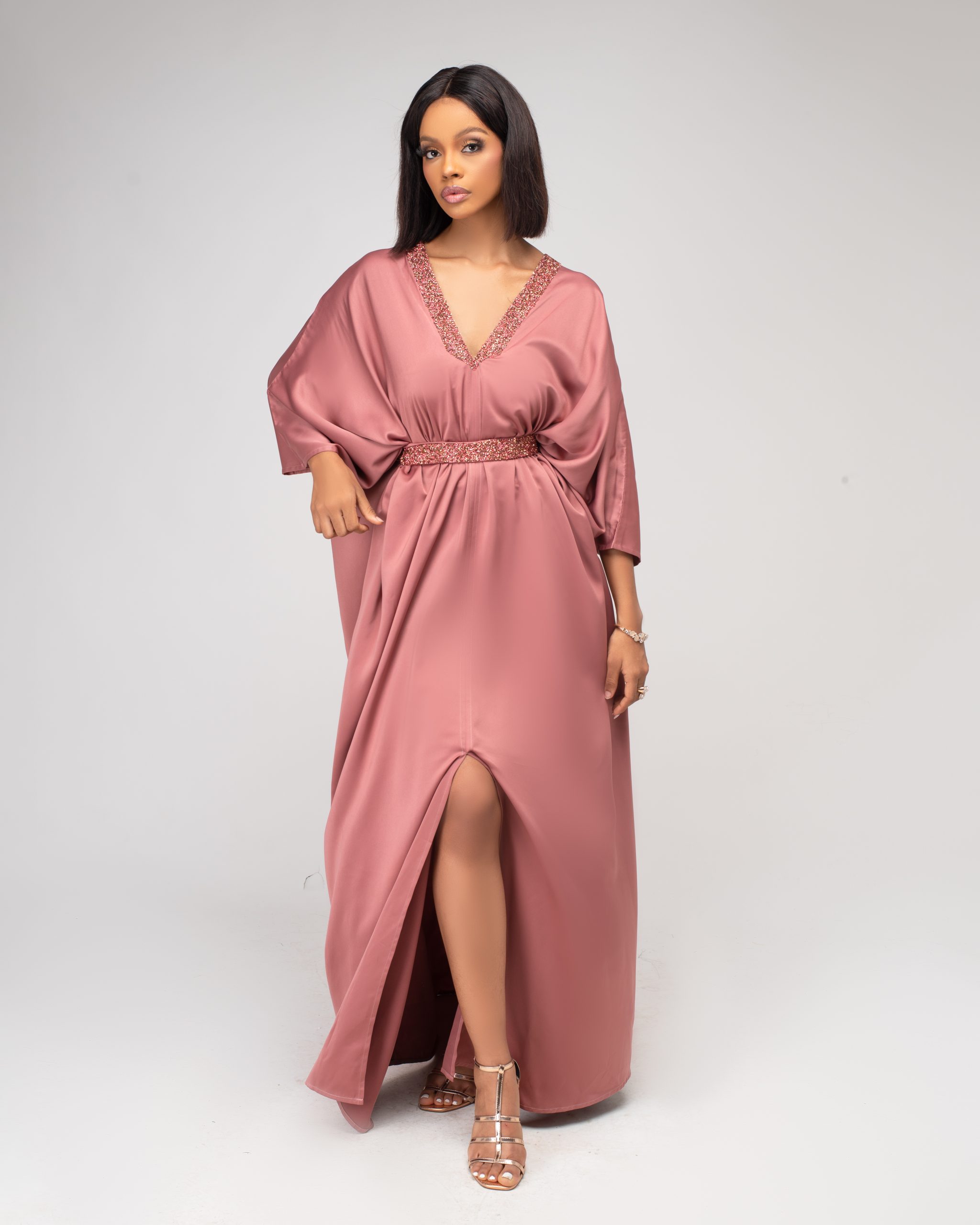 Pearl Silk Kaftan - Image 3