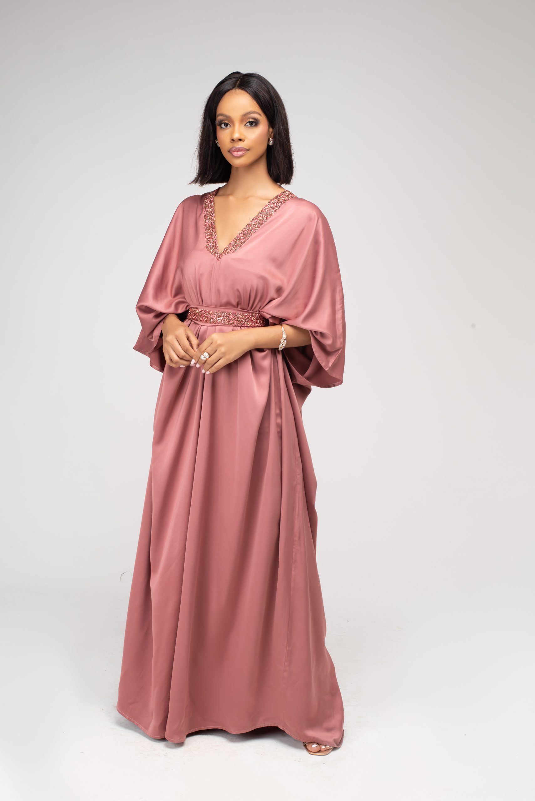 Pearl Silk Kaftan