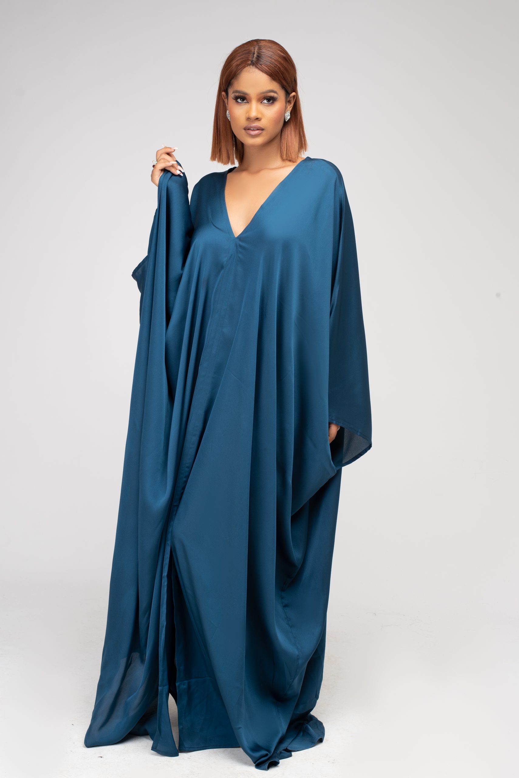Saffron Long Kaftan - Image 5