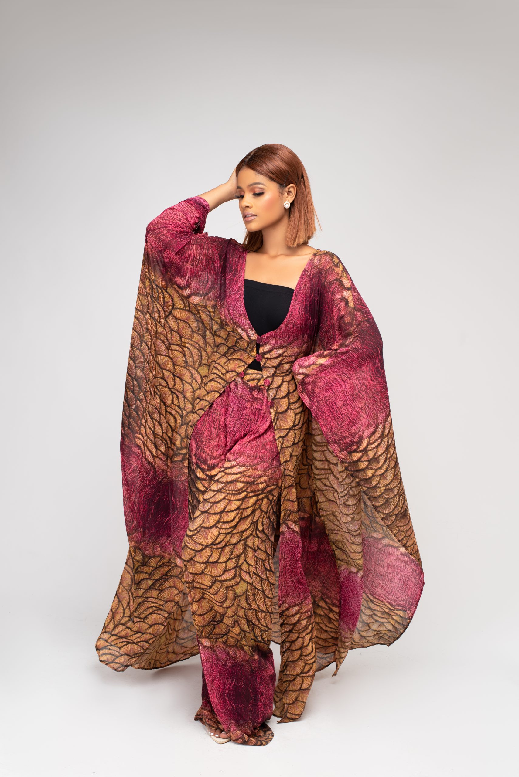 Yuri Kaftan Pant Set - Image 4