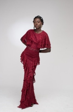 Cyrene Long Dress - Image 4