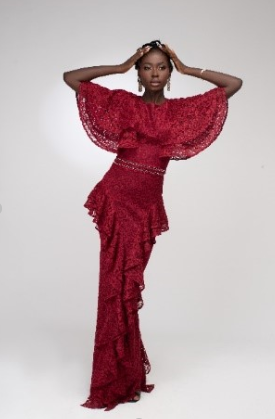 Cyrene Long Dress - Image 3